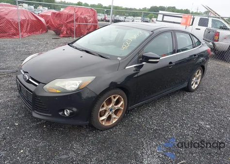 2014 Ford Focus Titanium из США, поврежденный, VIN 1FADP3J27EL226630